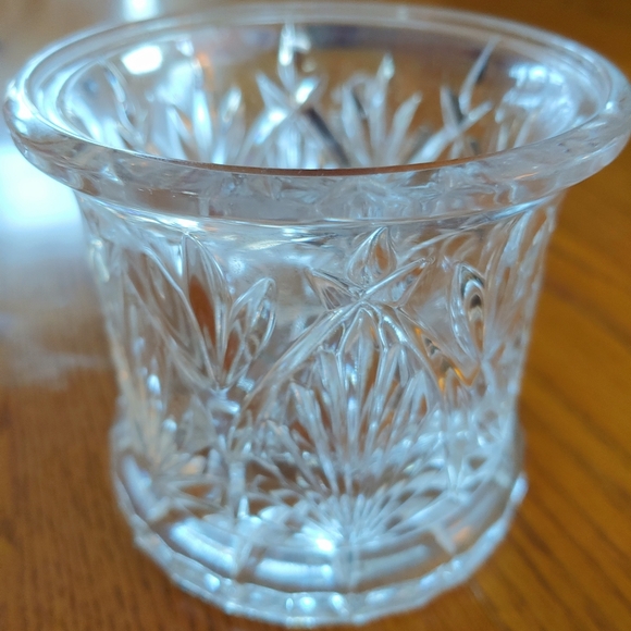 Lead Crystal Accent Sugar Bowl with Cover - Picture 8 of 10